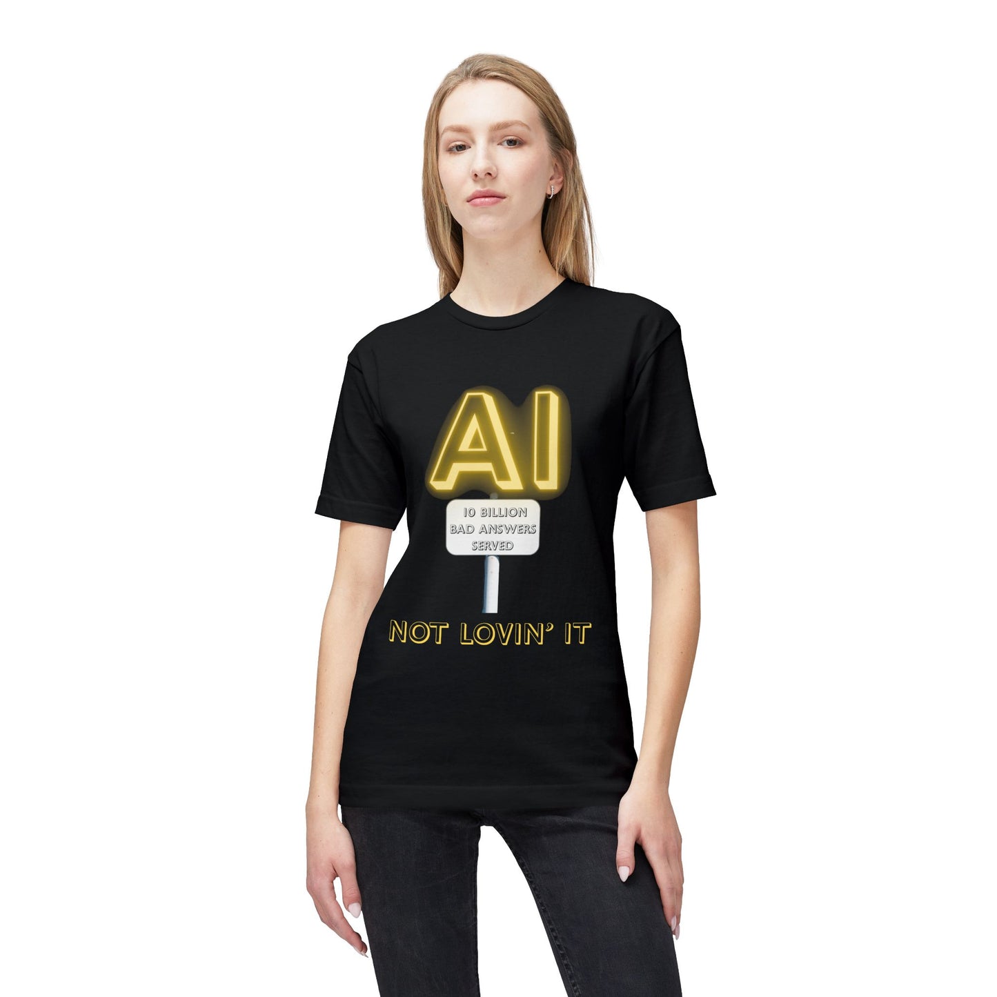 Not Lovin' AI Short Sleeve T-Shirt (Made in US)