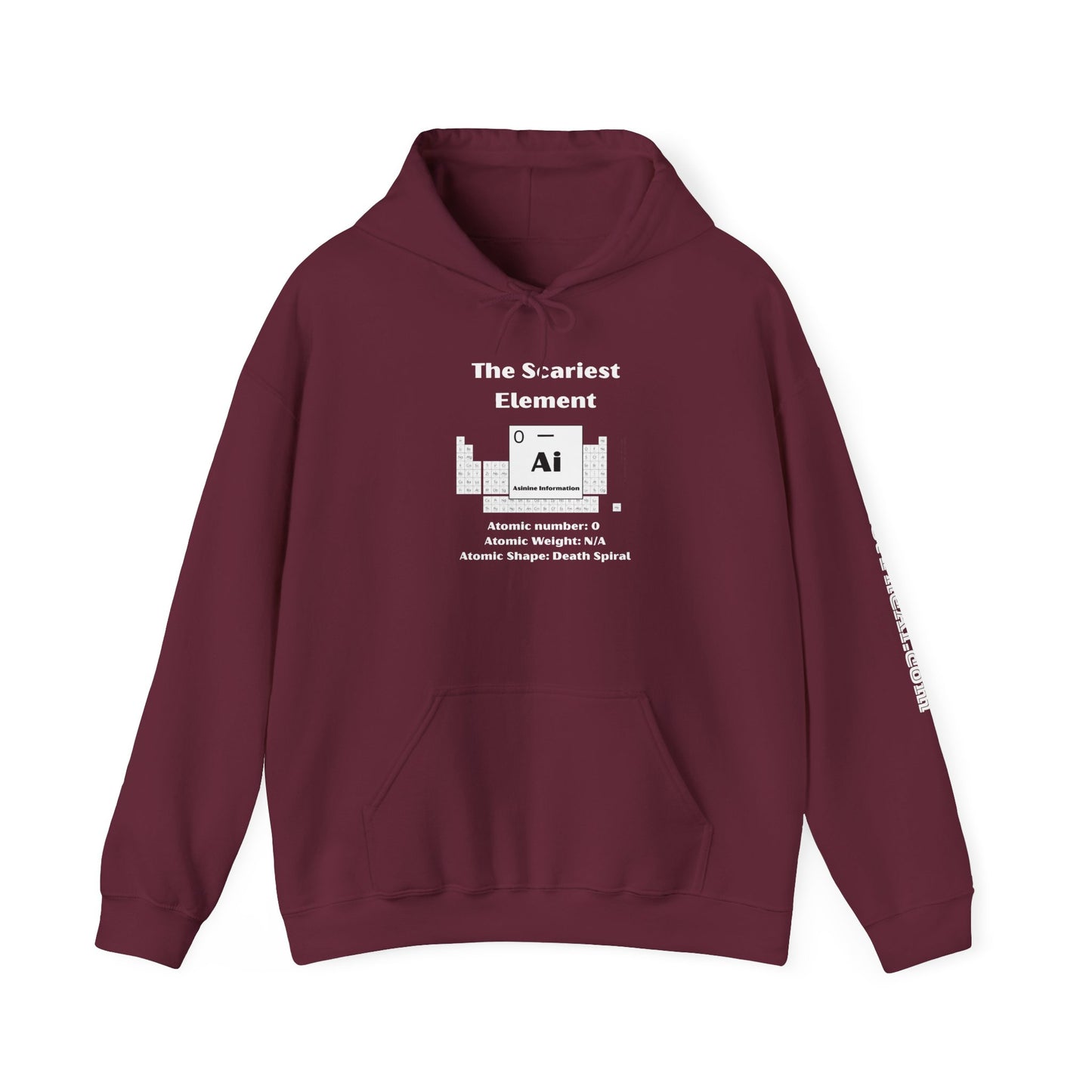 Scariest Element (White Text) Hoodie