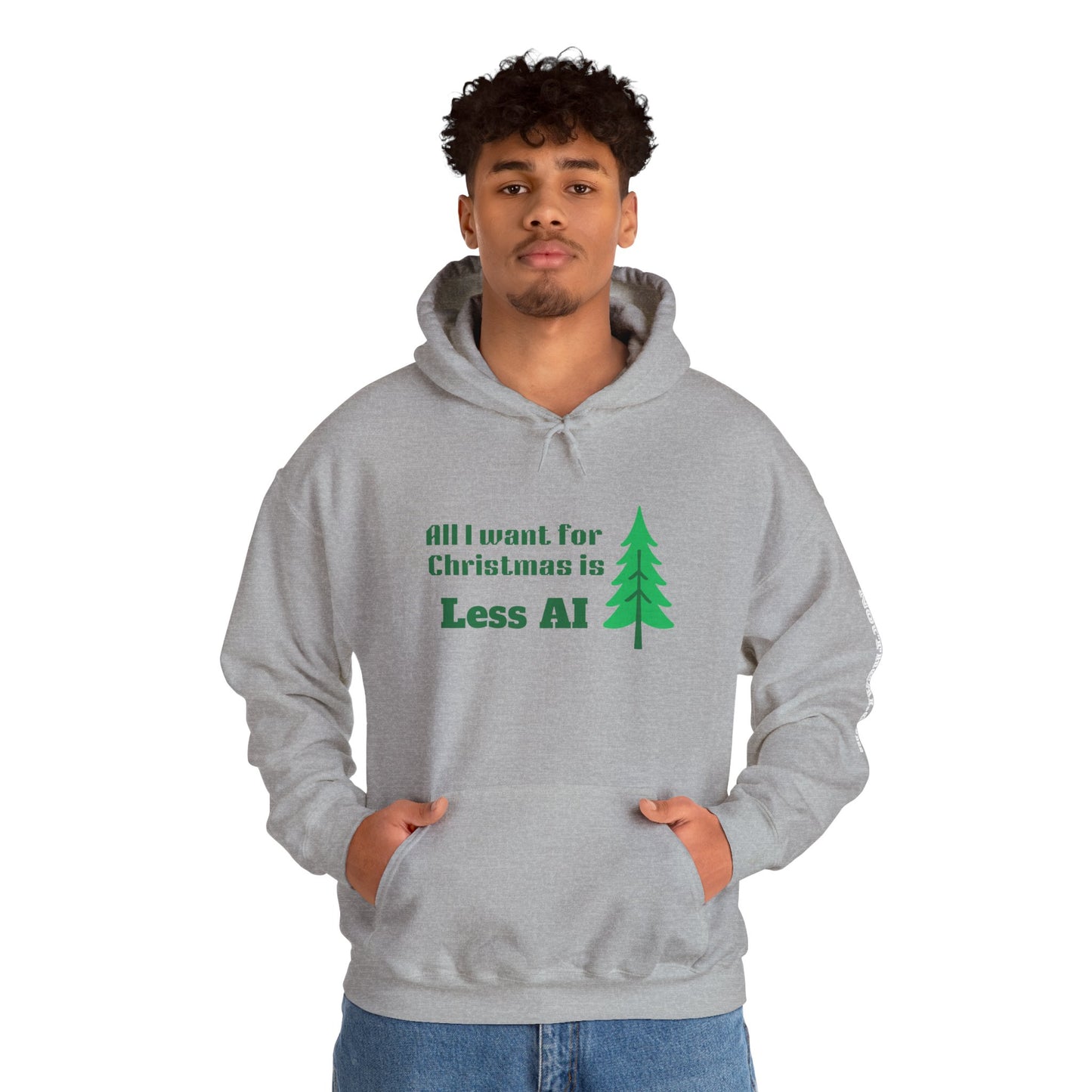 Less AI Skinny Tree Hoodie