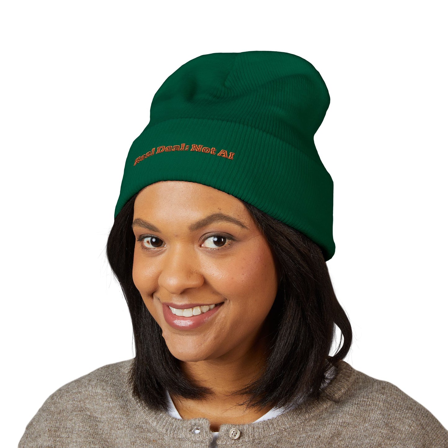 Real Deal Classic Cuffed Beanie (Embroidery)