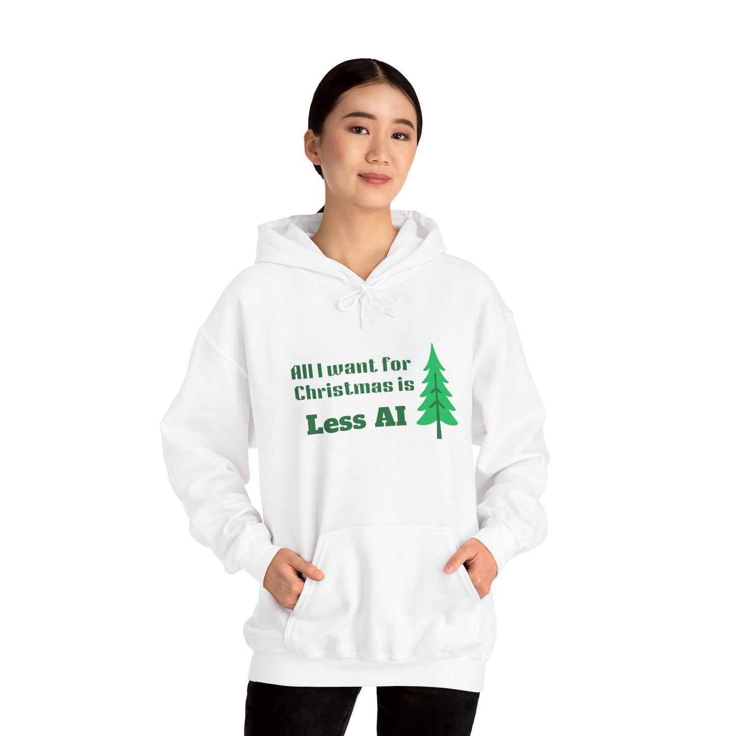 Less AI Skinny Tree Hoodie