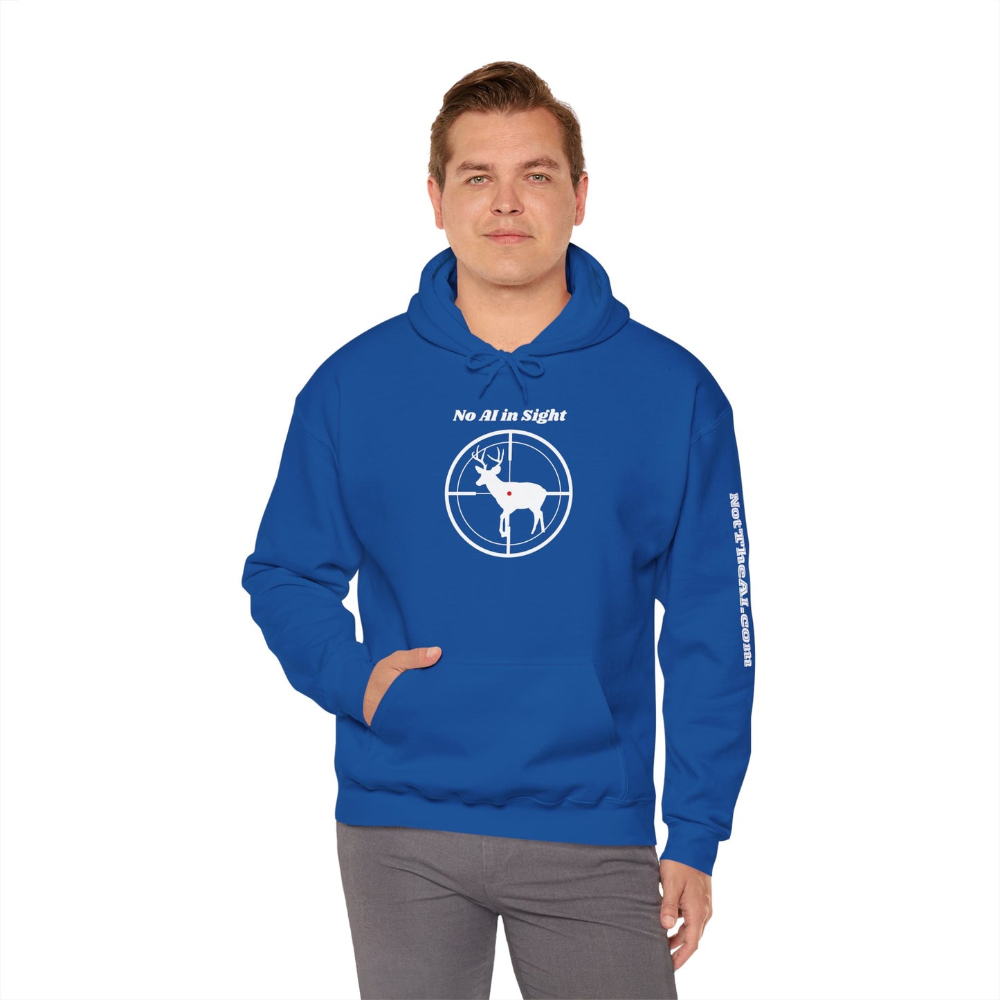No AI Deer Hoodie