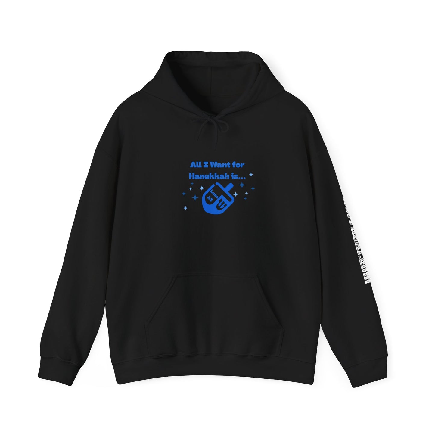 Less AI Dreidel Hoodie
