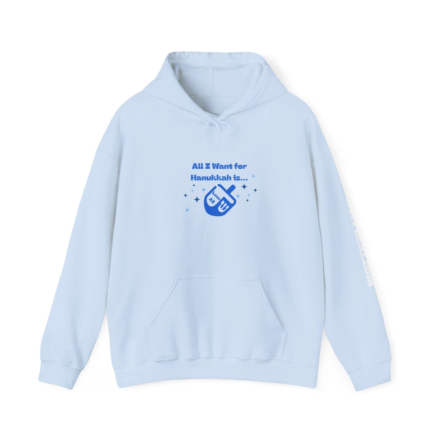 Less AI Dreidel Hoodie