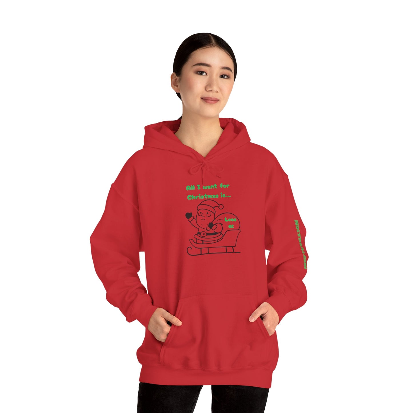 Less AI Santa Hoodie