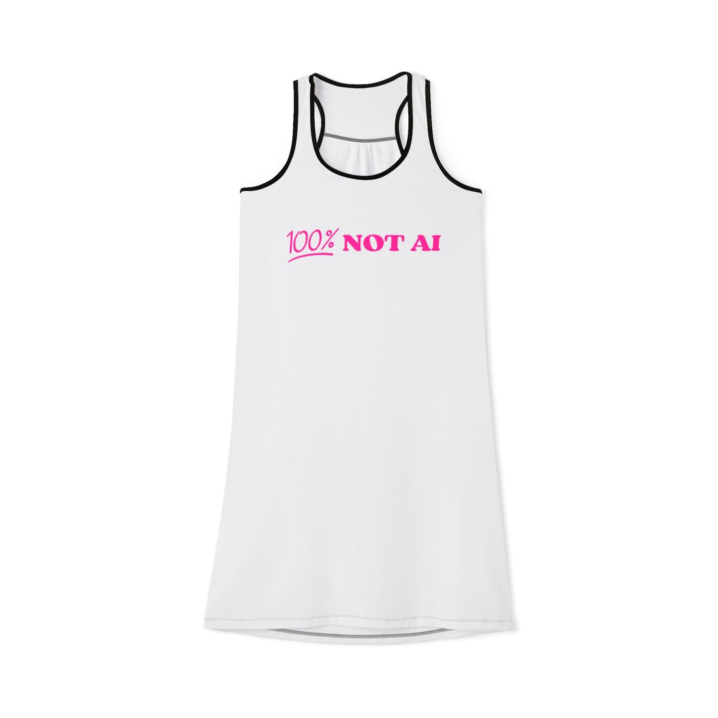 100% Not AI Racerback Nightgown