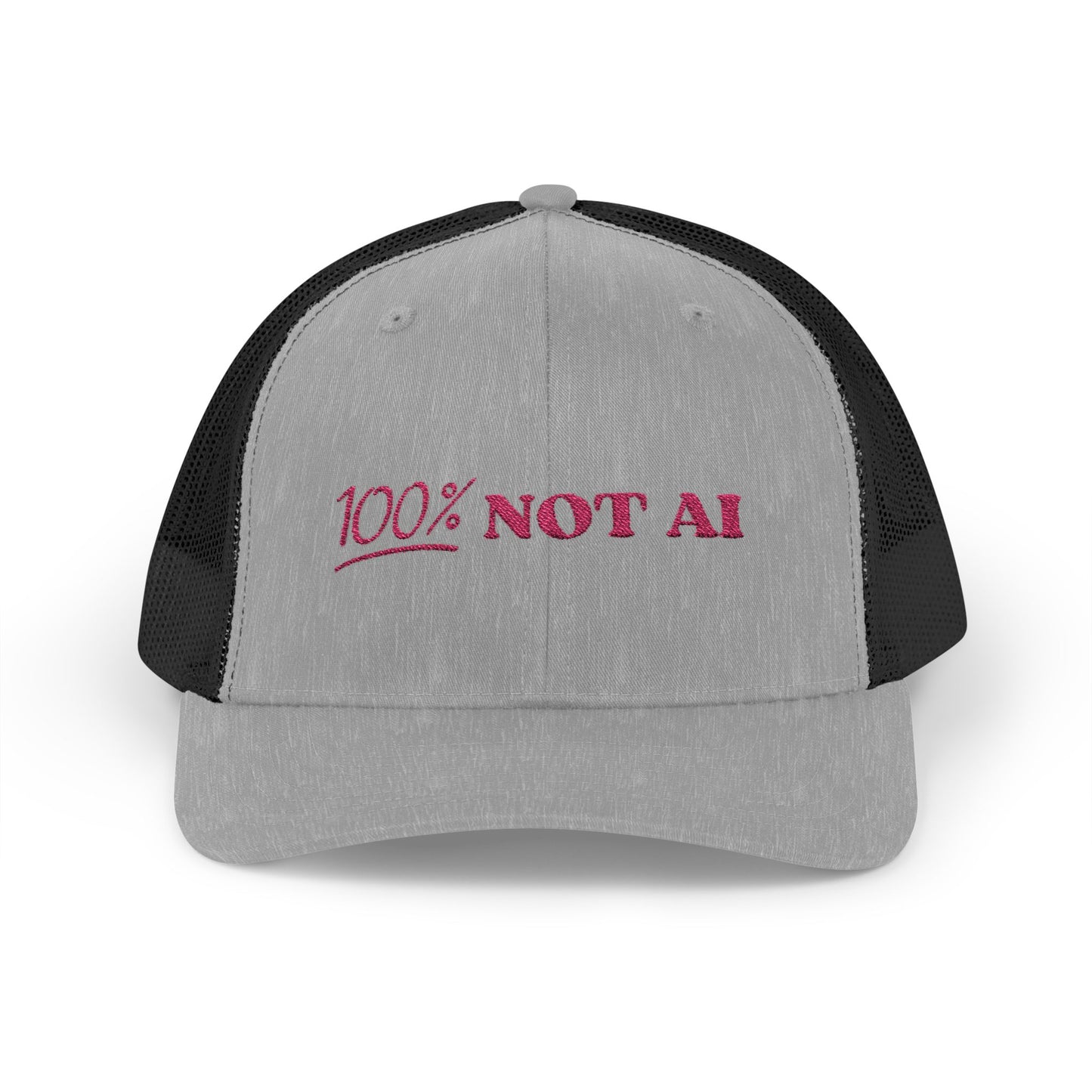 100% Not AI Snapback Trucker Cap