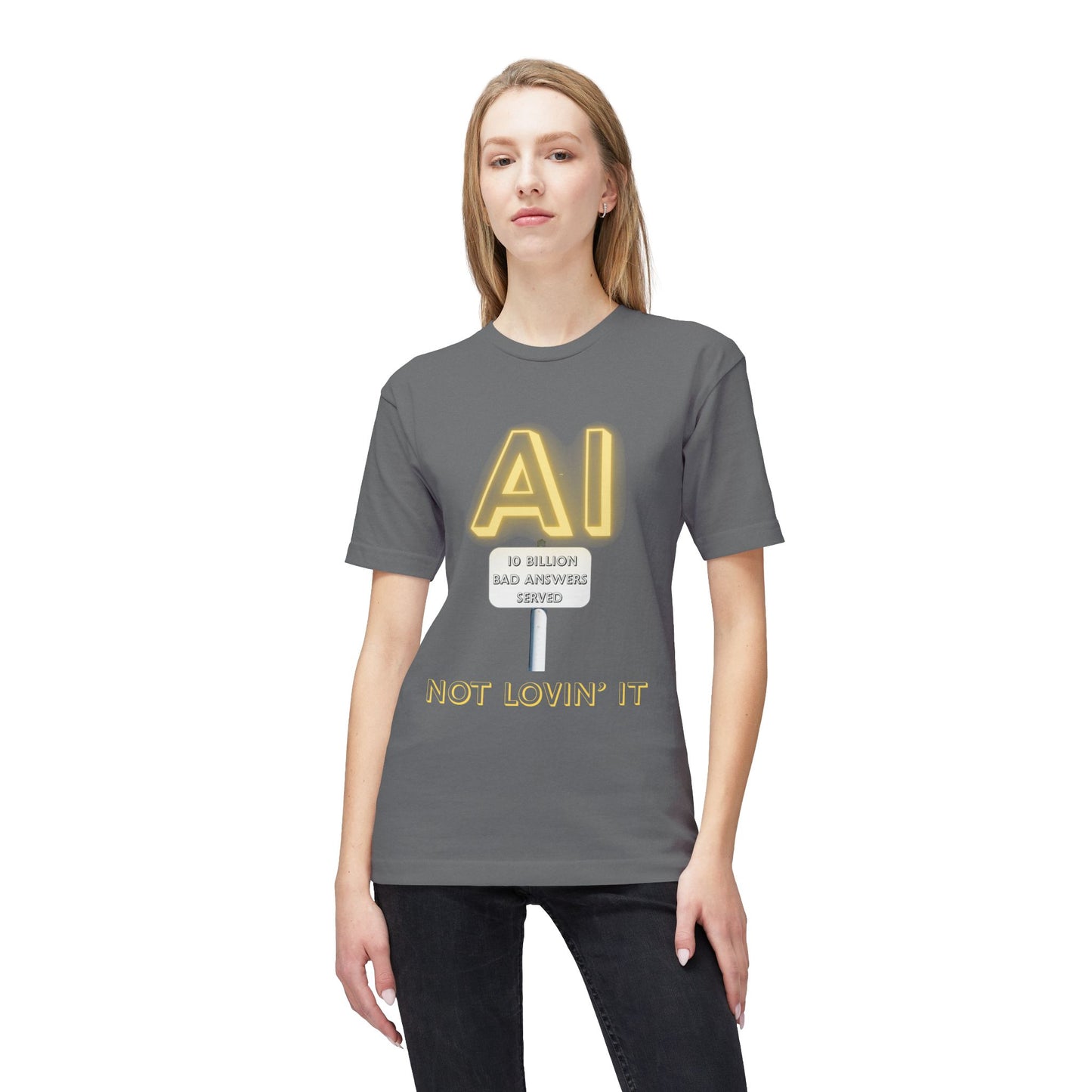 Not Lovin' AI Short Sleeve T-Shirt (Made in US)