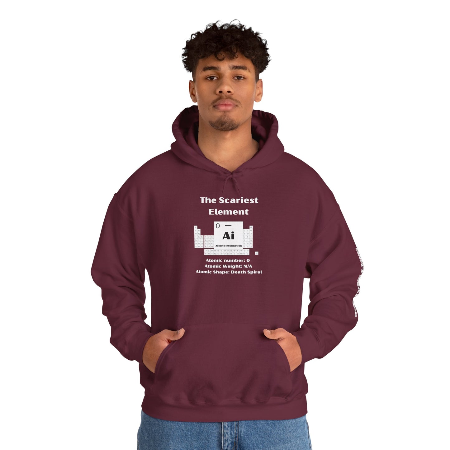 Scariest Element (White Text) Hoodie