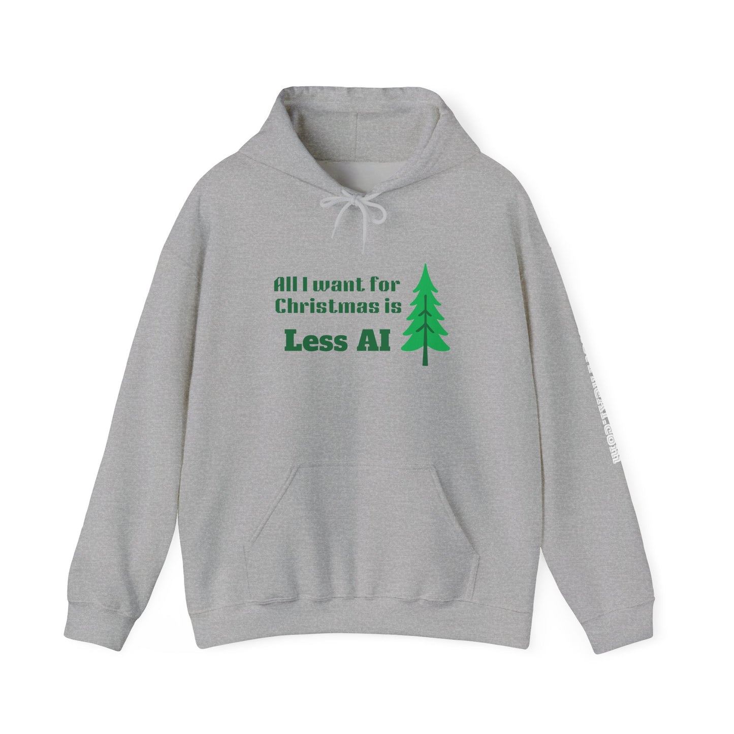 Less AI Skinny Tree Hoodie