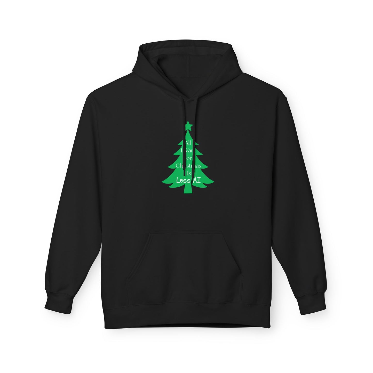 Less AI Tree Hoodie