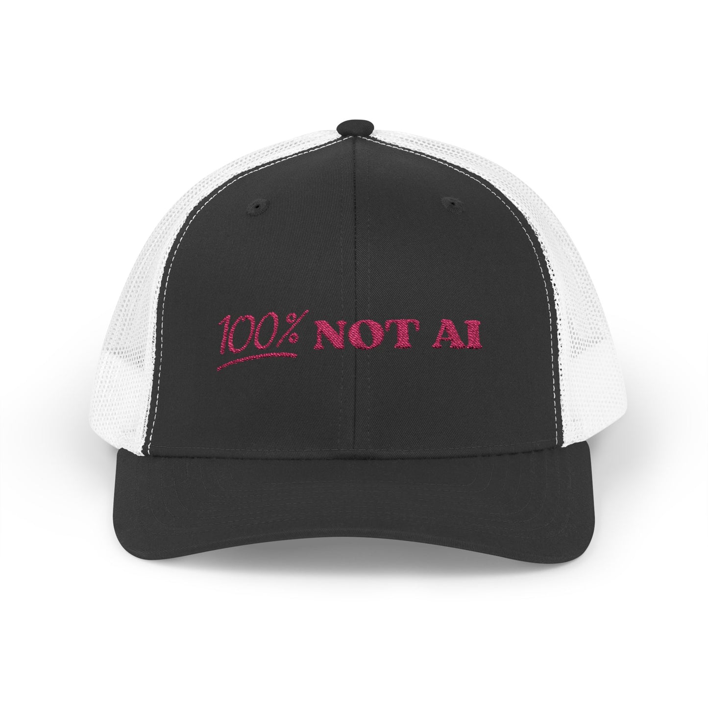 100% Not AI Snapback Trucker Cap
