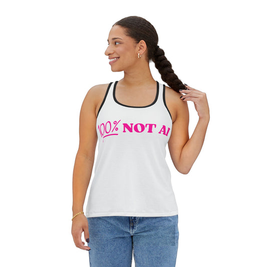 100 % Not AI Women's Tank Top