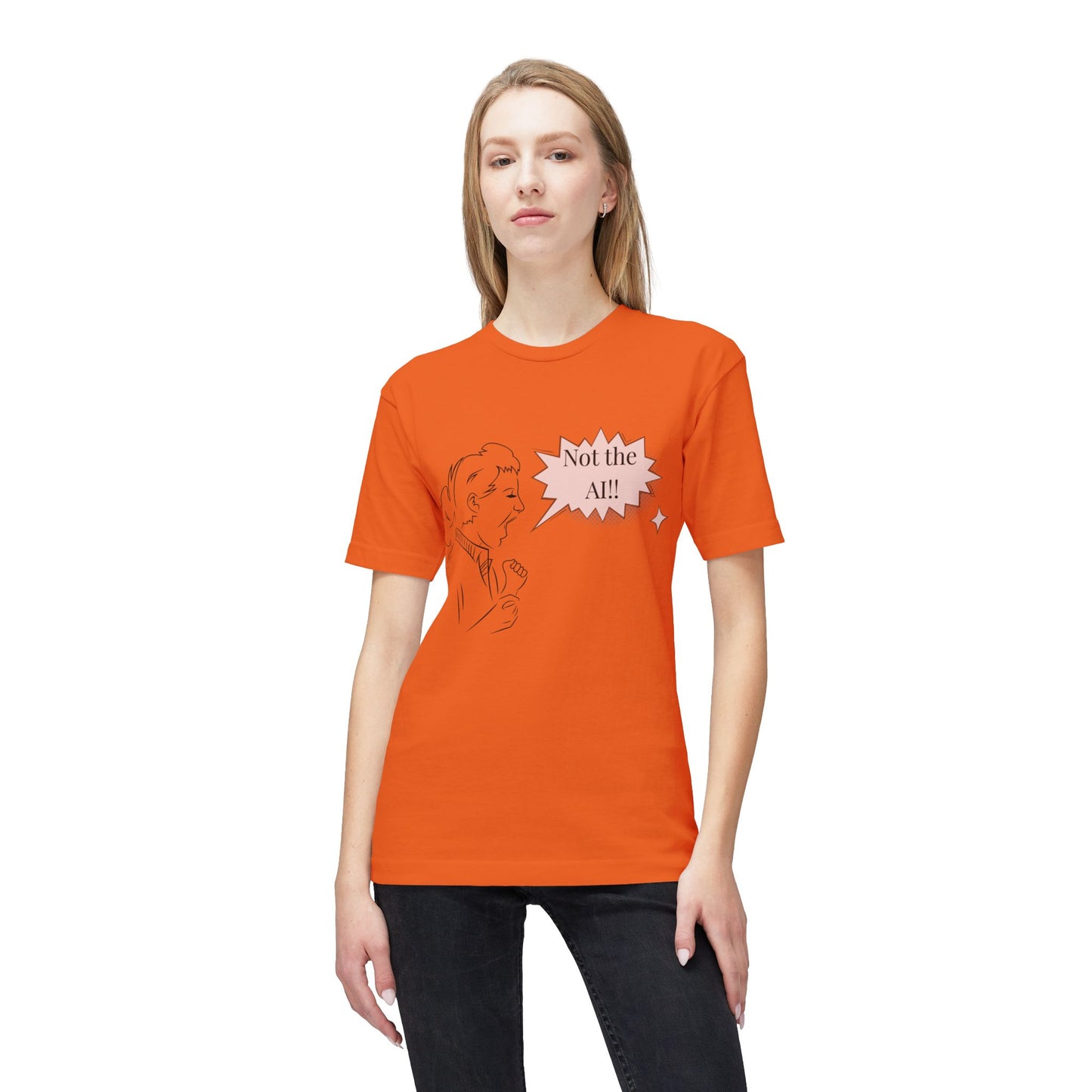 Not the AI! Short Sleeve T-Shirt (Made in US)