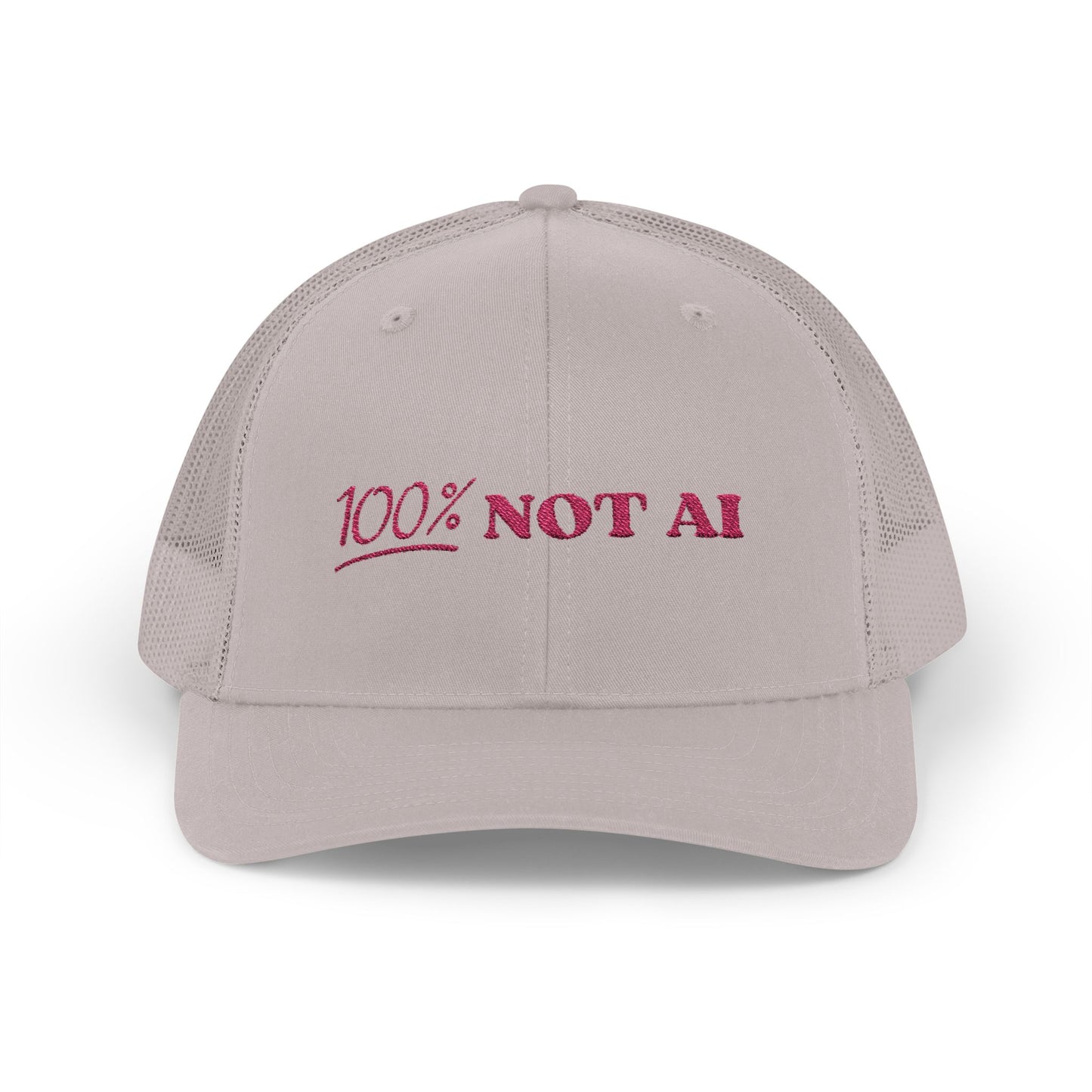 100% Not AI Snapback Trucker Cap