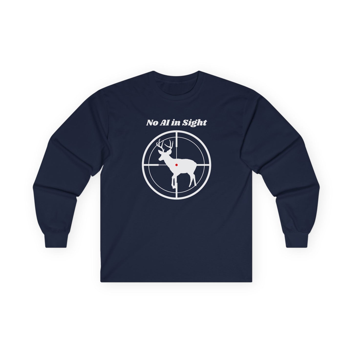No AI Deer Long Sleeve T-Shirt