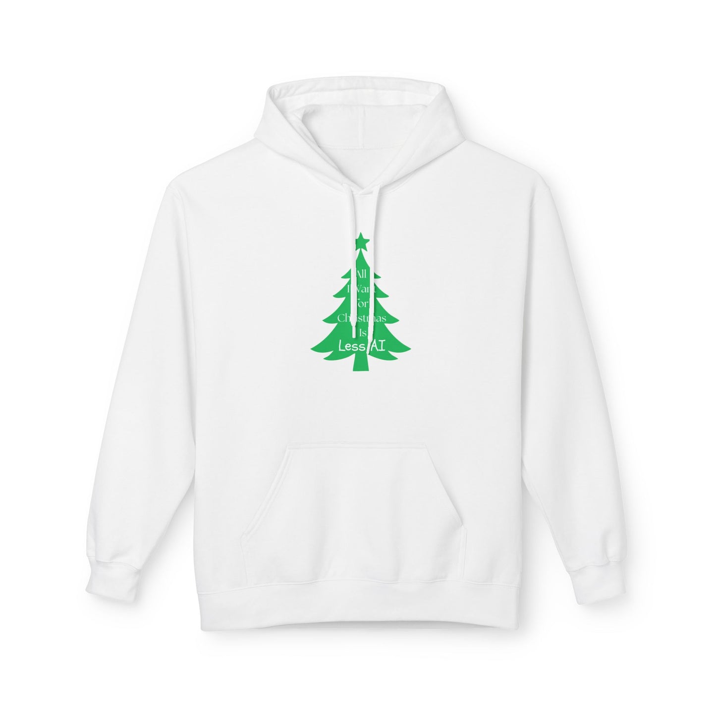 Less AI Tree Hoodie