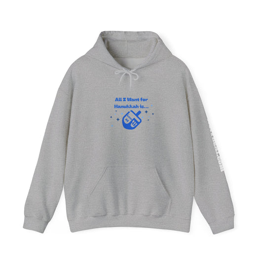 Less AI Dreidel Hoodie