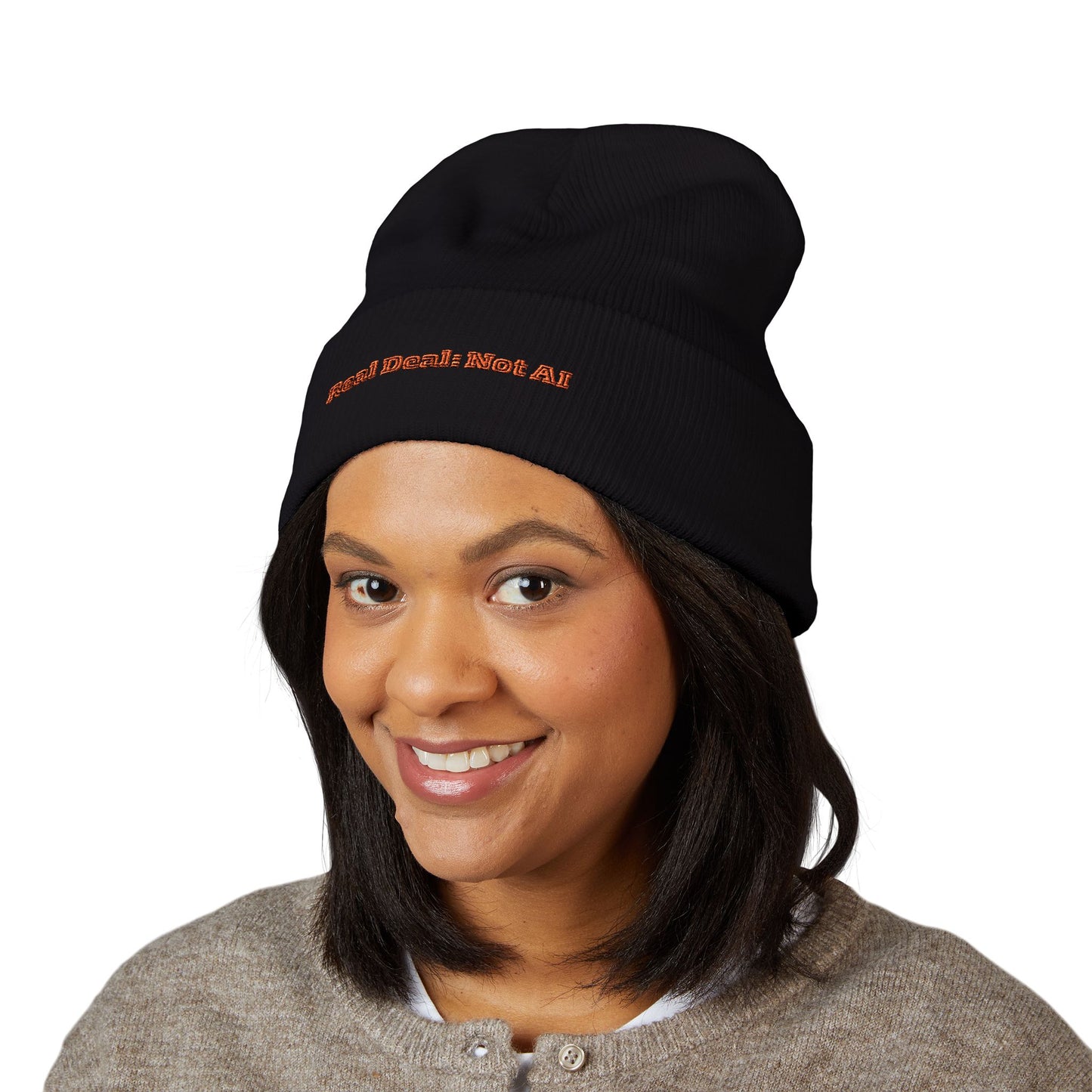Real Deal Classic Cuffed Beanie (Embroidery)