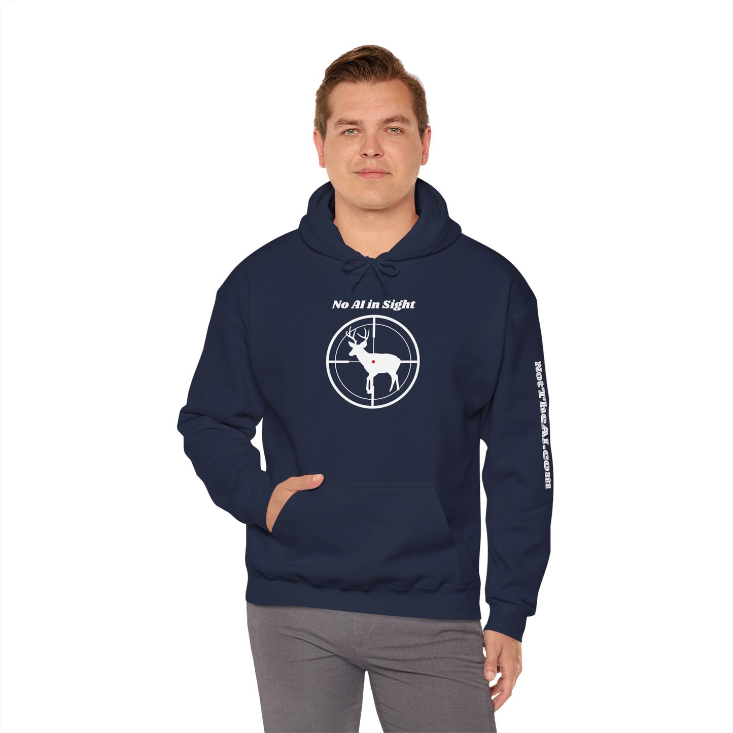 No AI Deer Hoodie