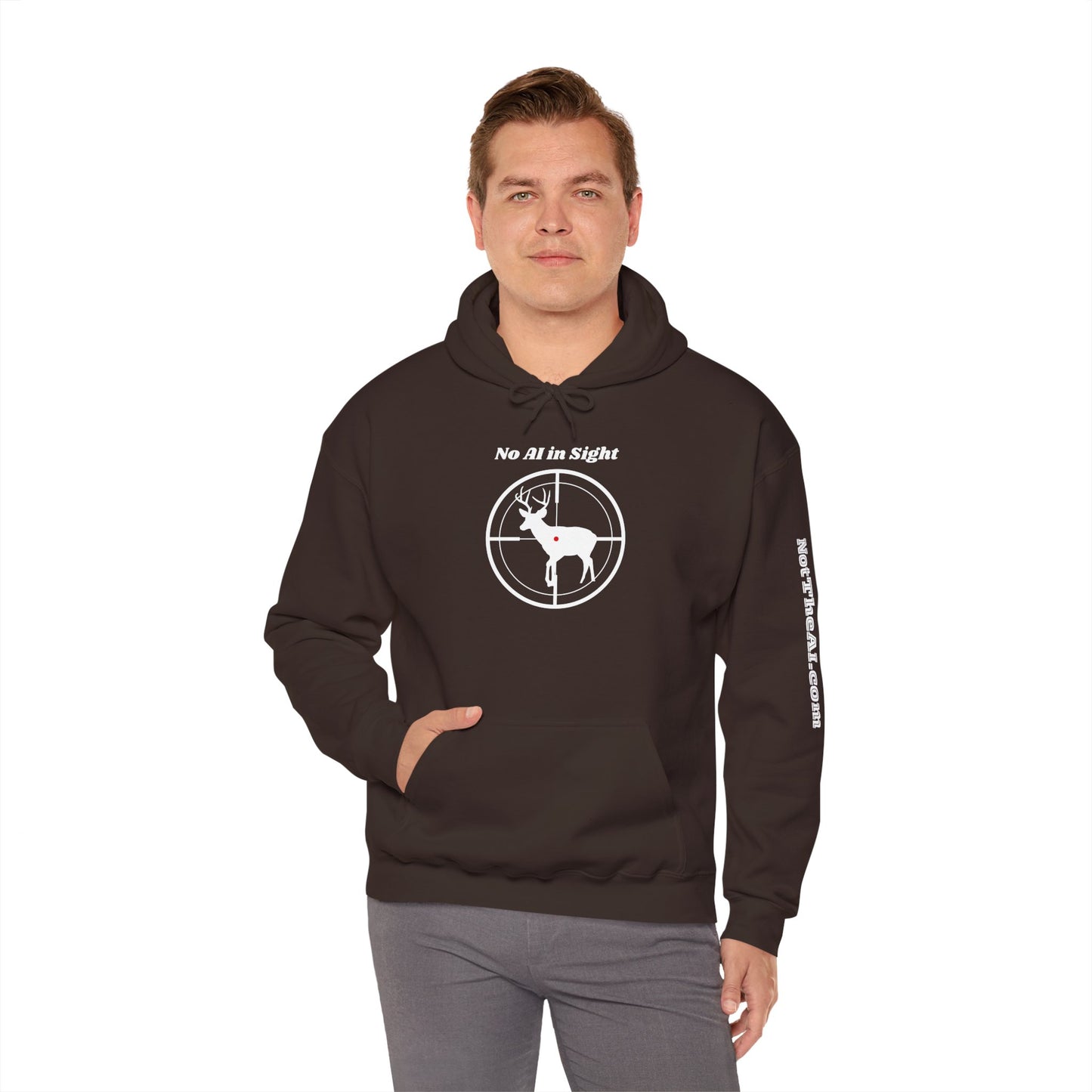 No AI Deer Hoodie