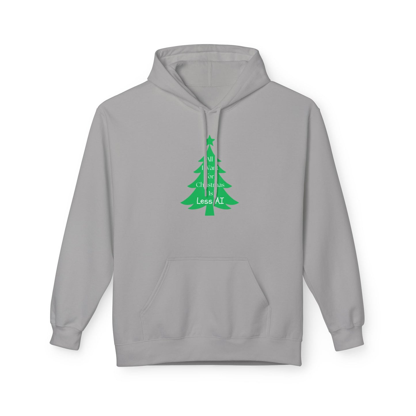 Less AI Tree Hoodie