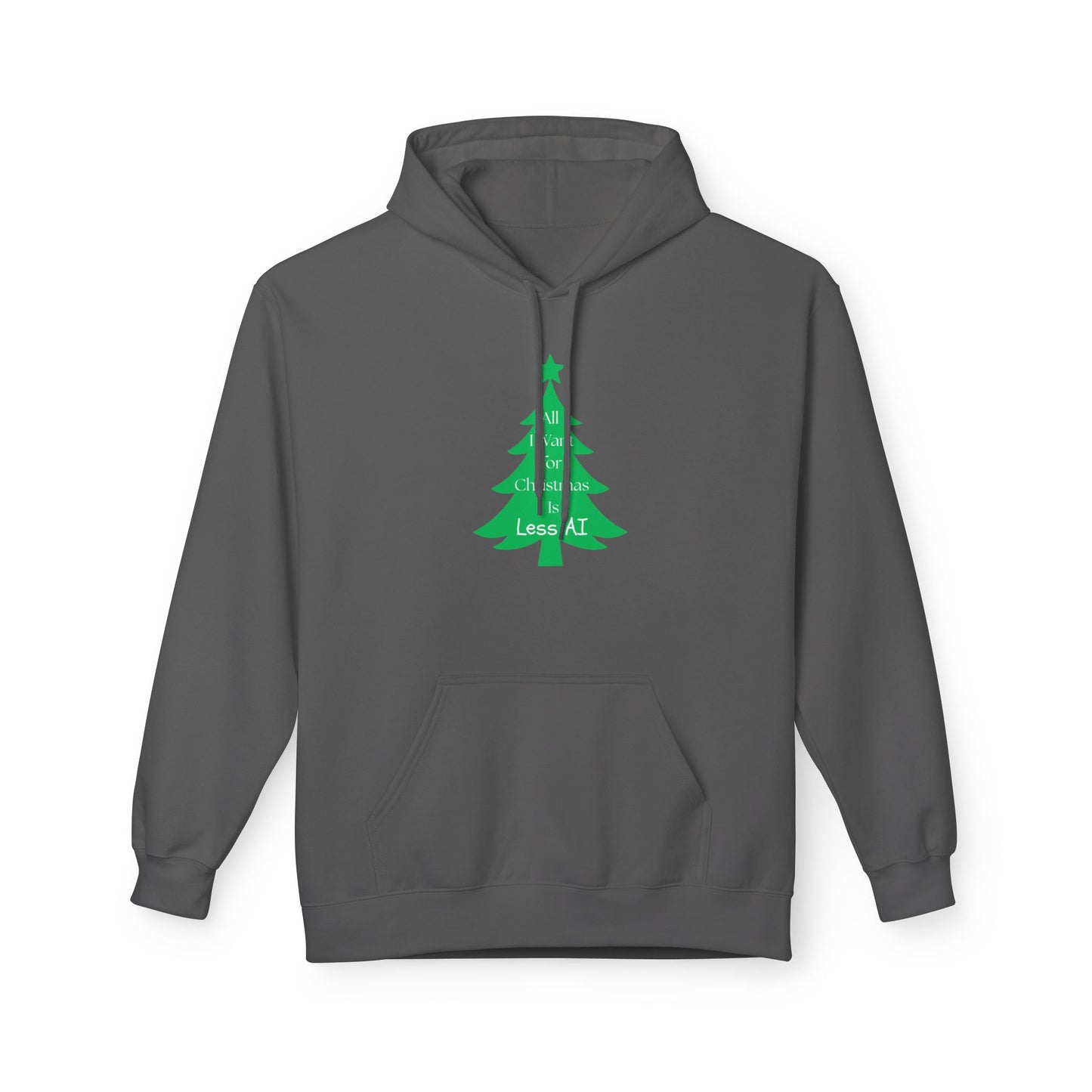 Less AI Tree Hoodie