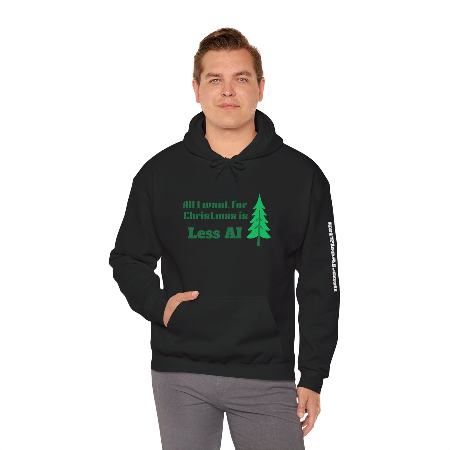 Less AI Skinny Tree Hoodie