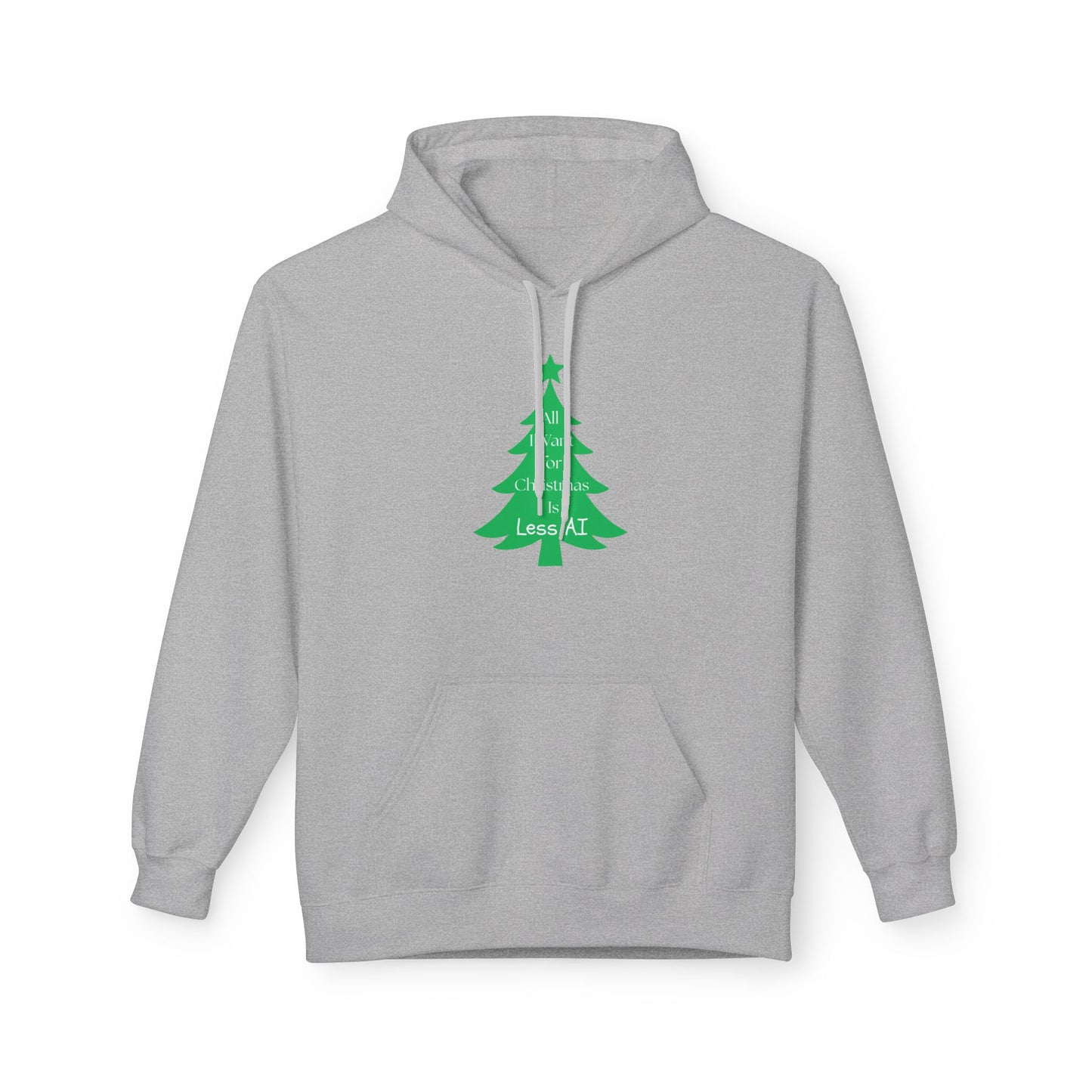 Less AI Tree Hoodie