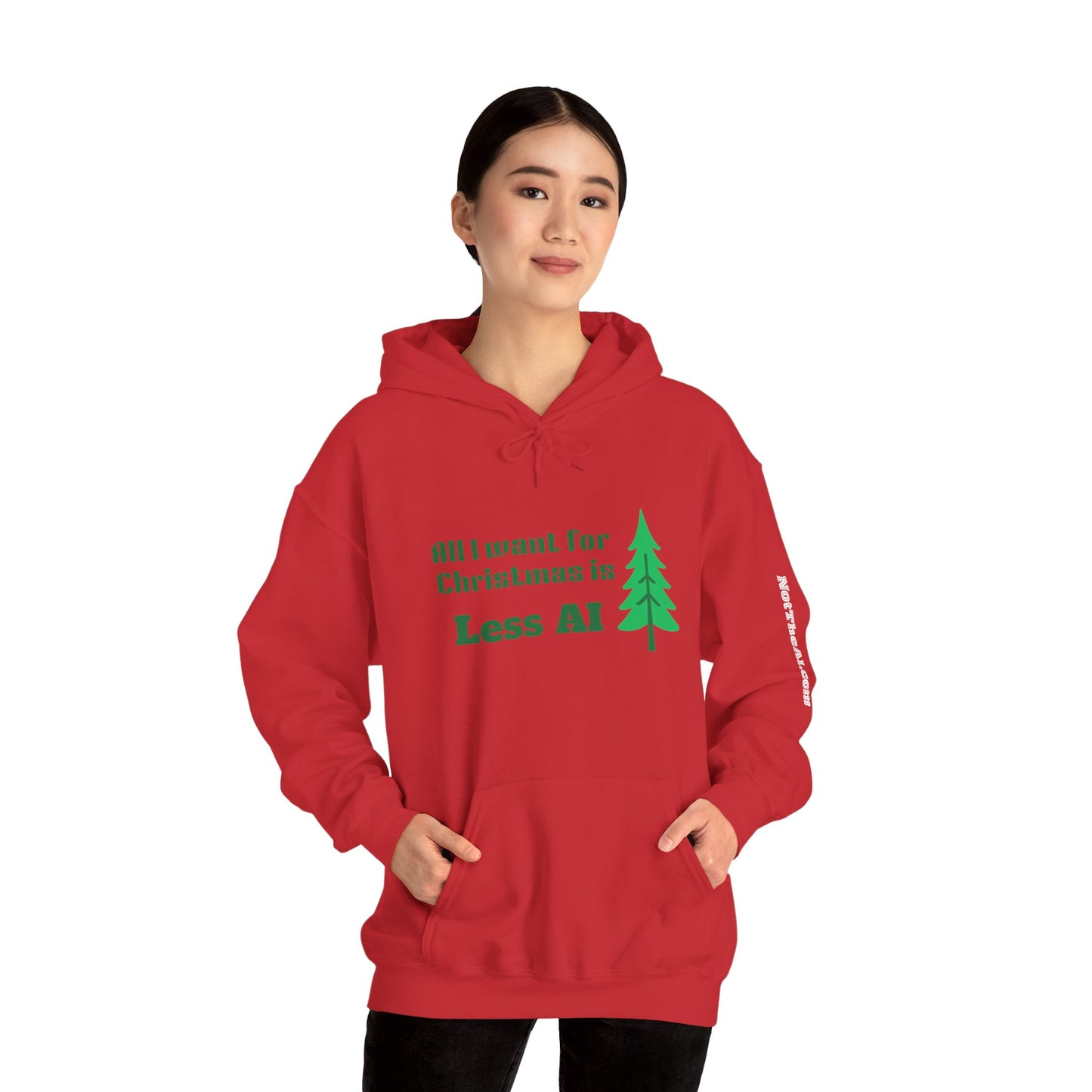 Less AI Skinny Tree Hoodie