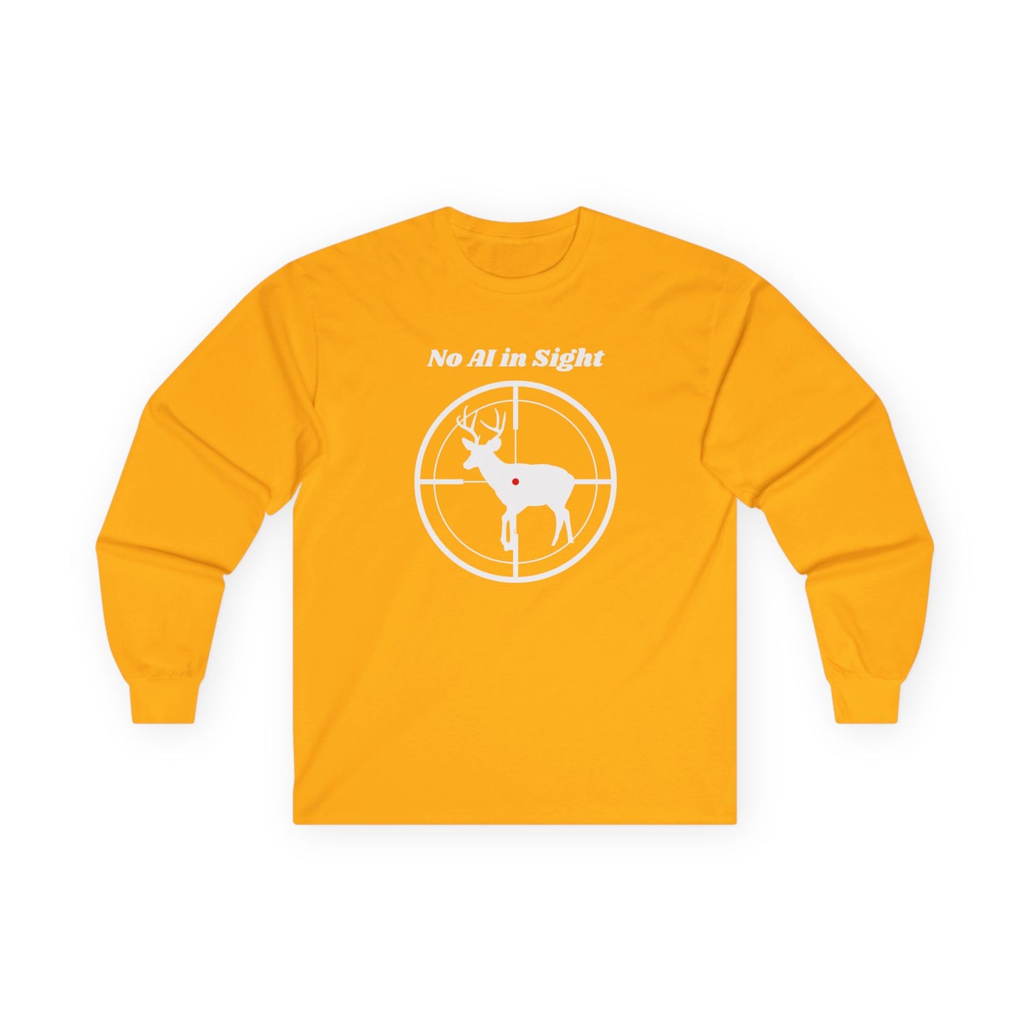 No AI Deer Long Sleeve T-Shirt