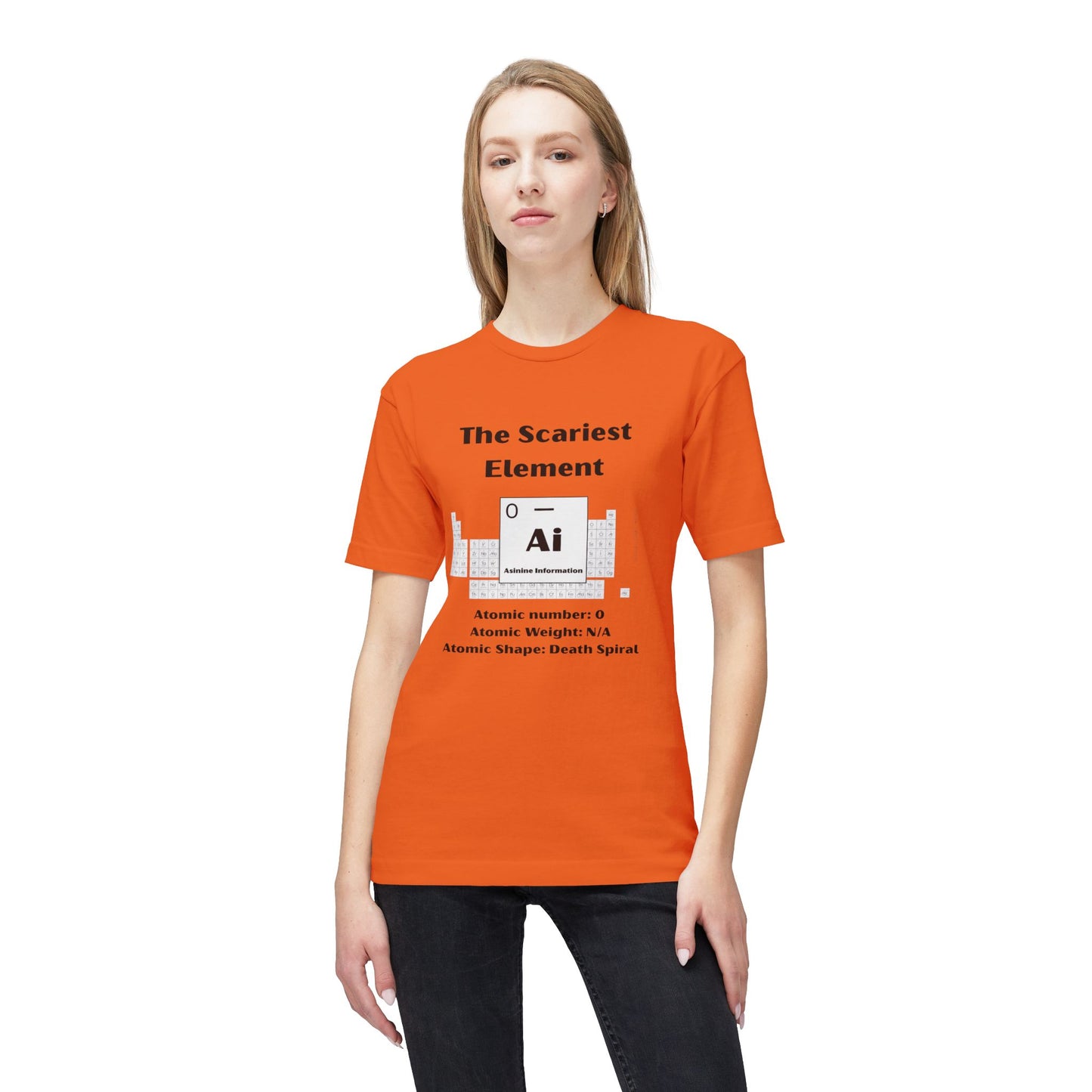 Scariest Element Short Sleeve T-Shirt, Made in US