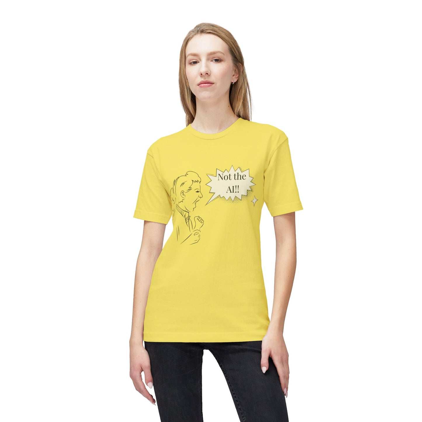 Not the AI! Short Sleeve T-Shirt (Made in US)