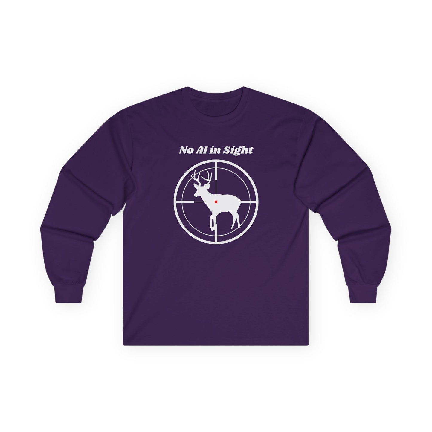 No AI Deer Long Sleeve T-Shirt