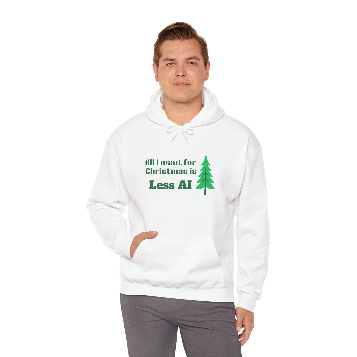 Less AI Skinny Tree Hoodie