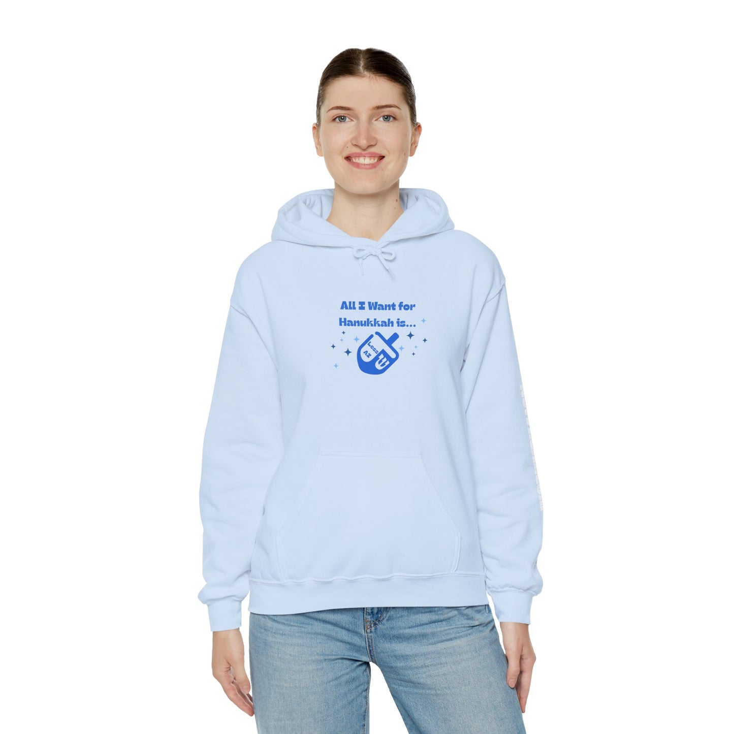 Less AI Dreidel Hoodie