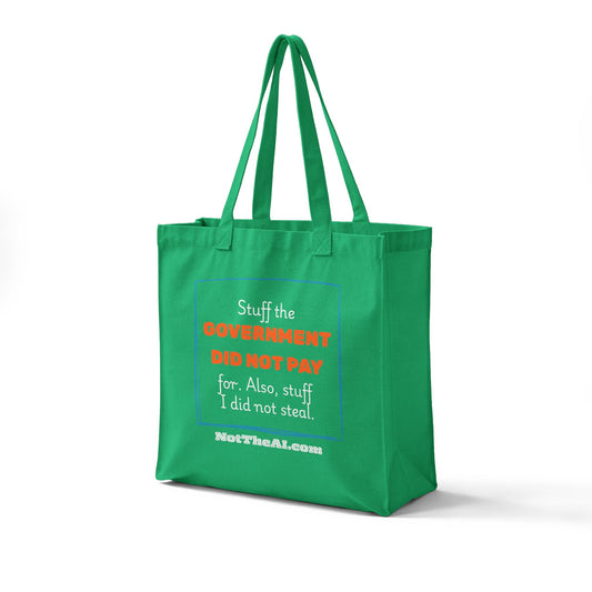 "I Paid" Grocery Tote