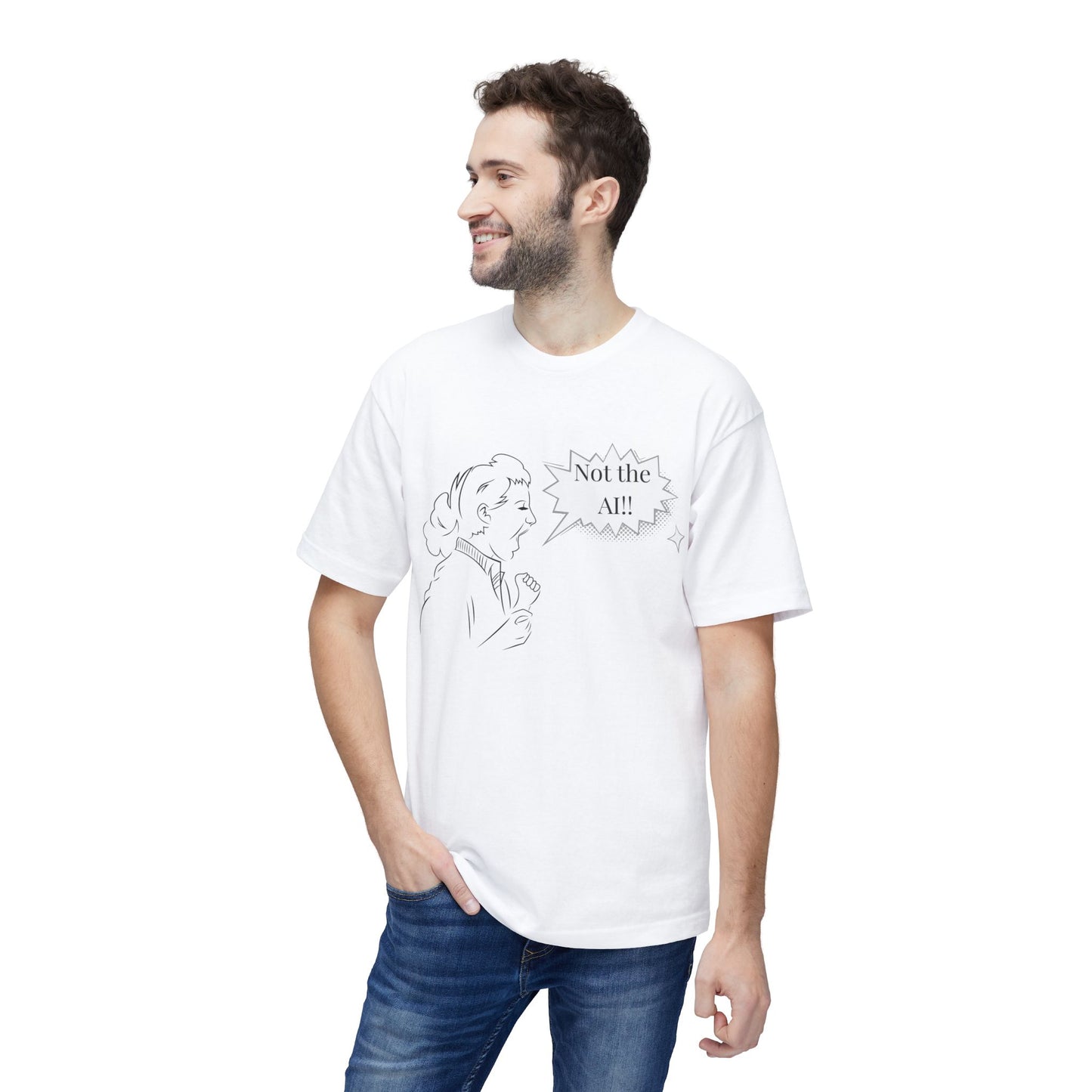Not the AI! Short Sleeve T-Shirt (Made in US)