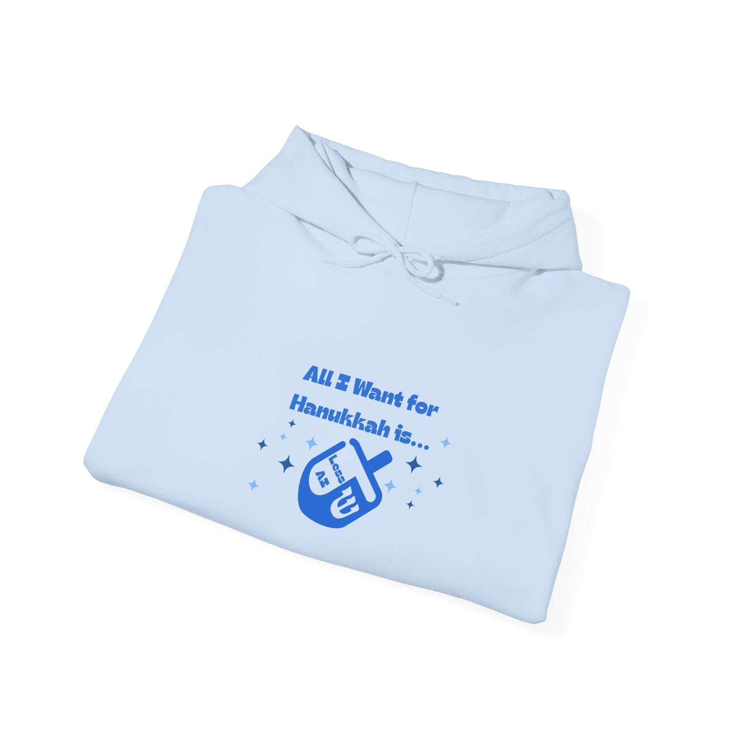 Less AI Dreidel Hoodie