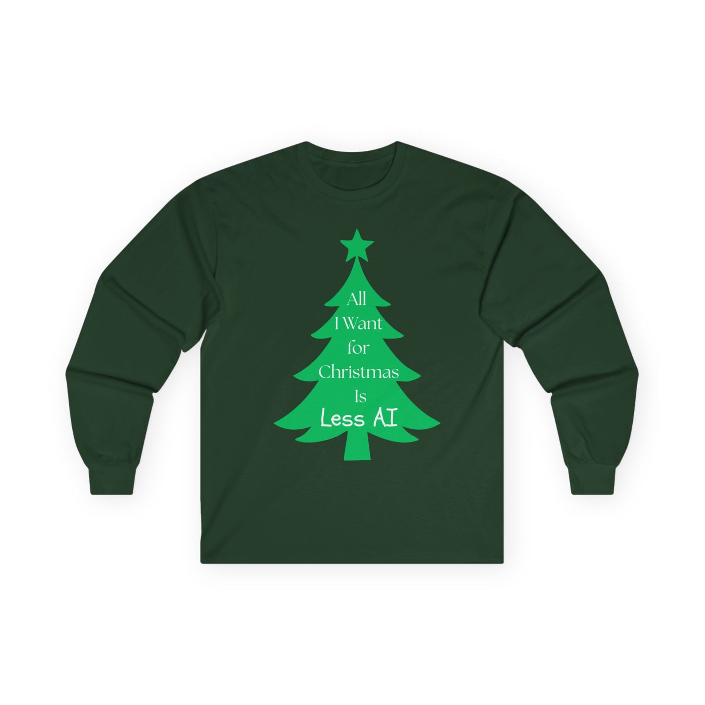 Less AI - Tree Long Sleeve T-Shirt
