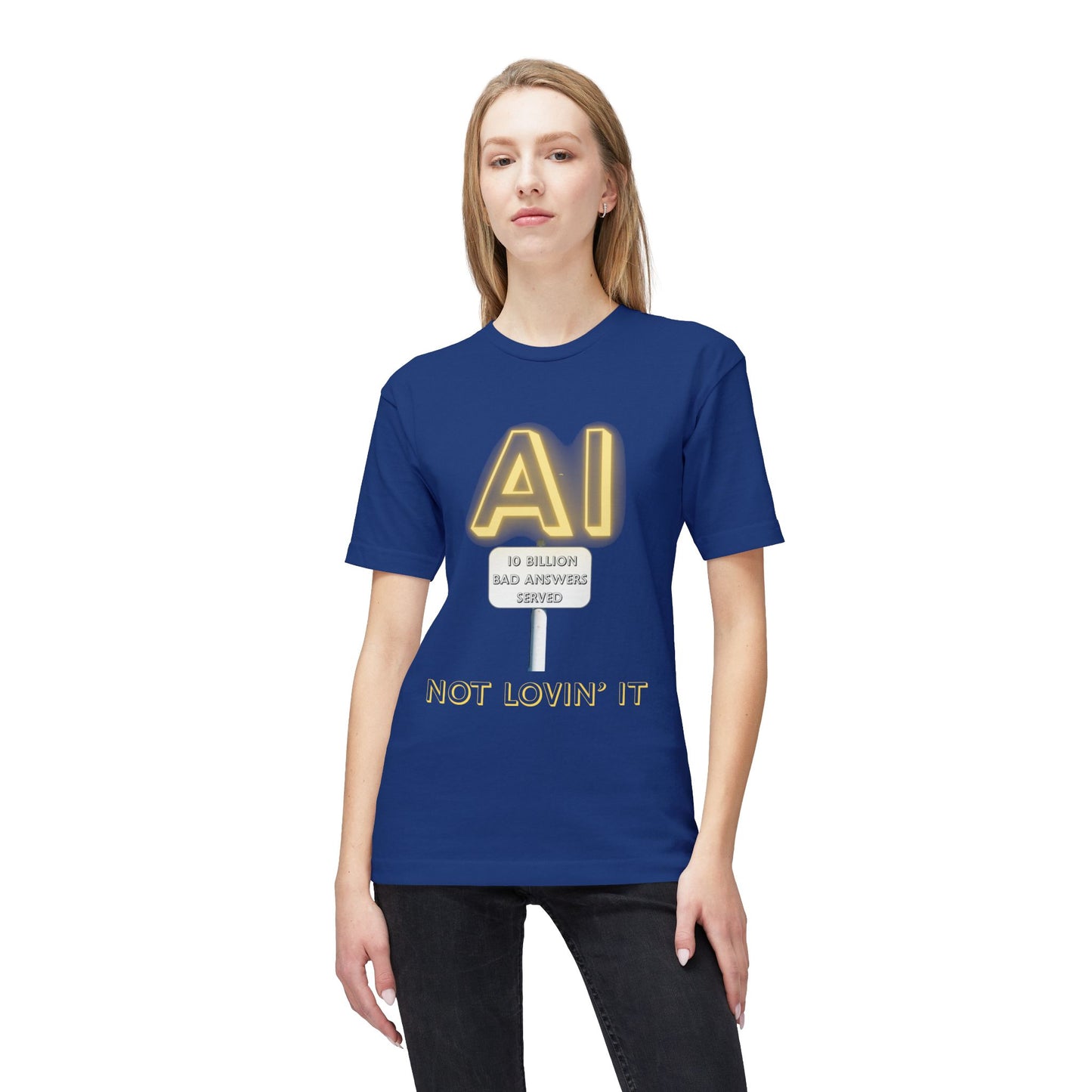 Not Lovin' AI Short Sleeve T-Shirt (Made in US)