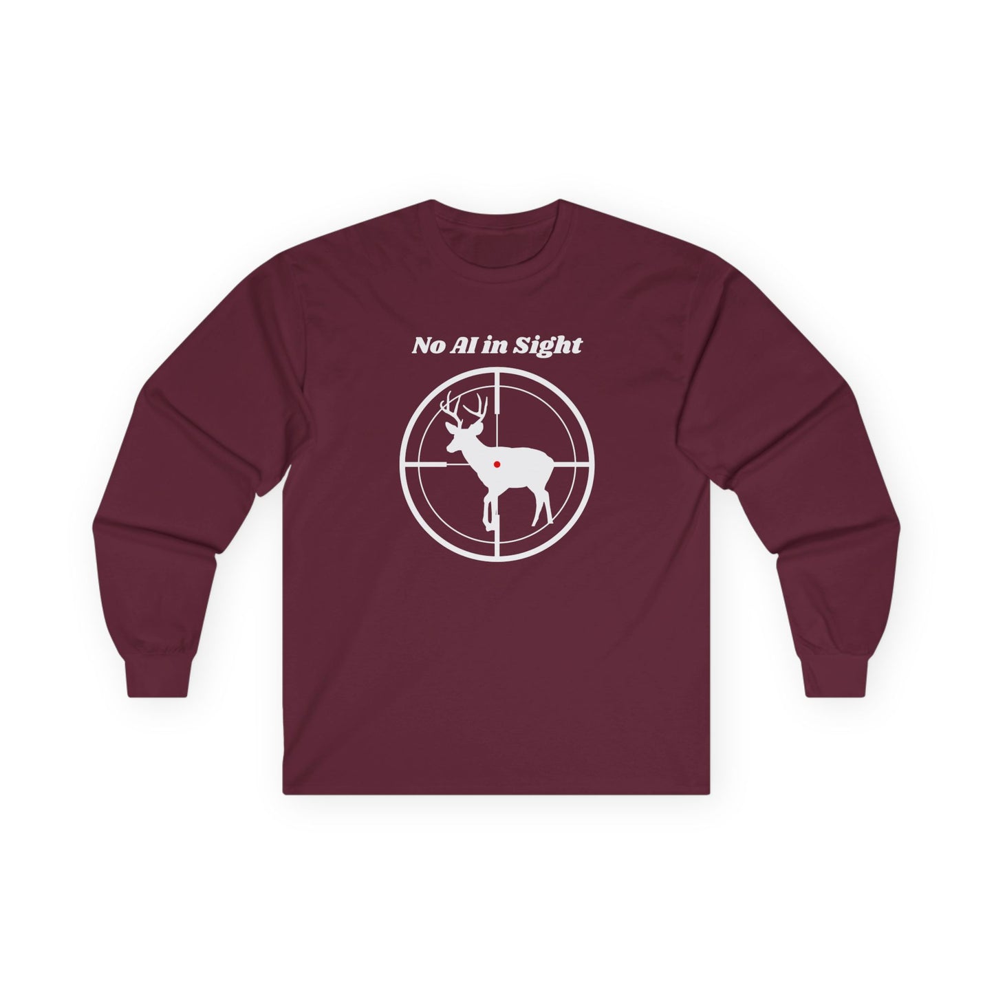 No AI Deer Long Sleeve T-Shirt