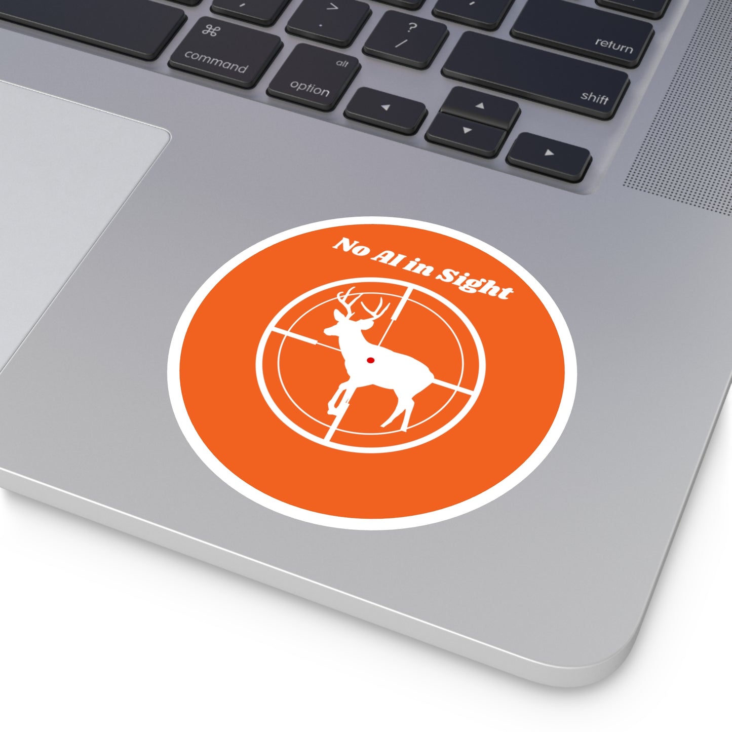 No AI Deer Hunting Round Sticker (Indoor\Outdoor)