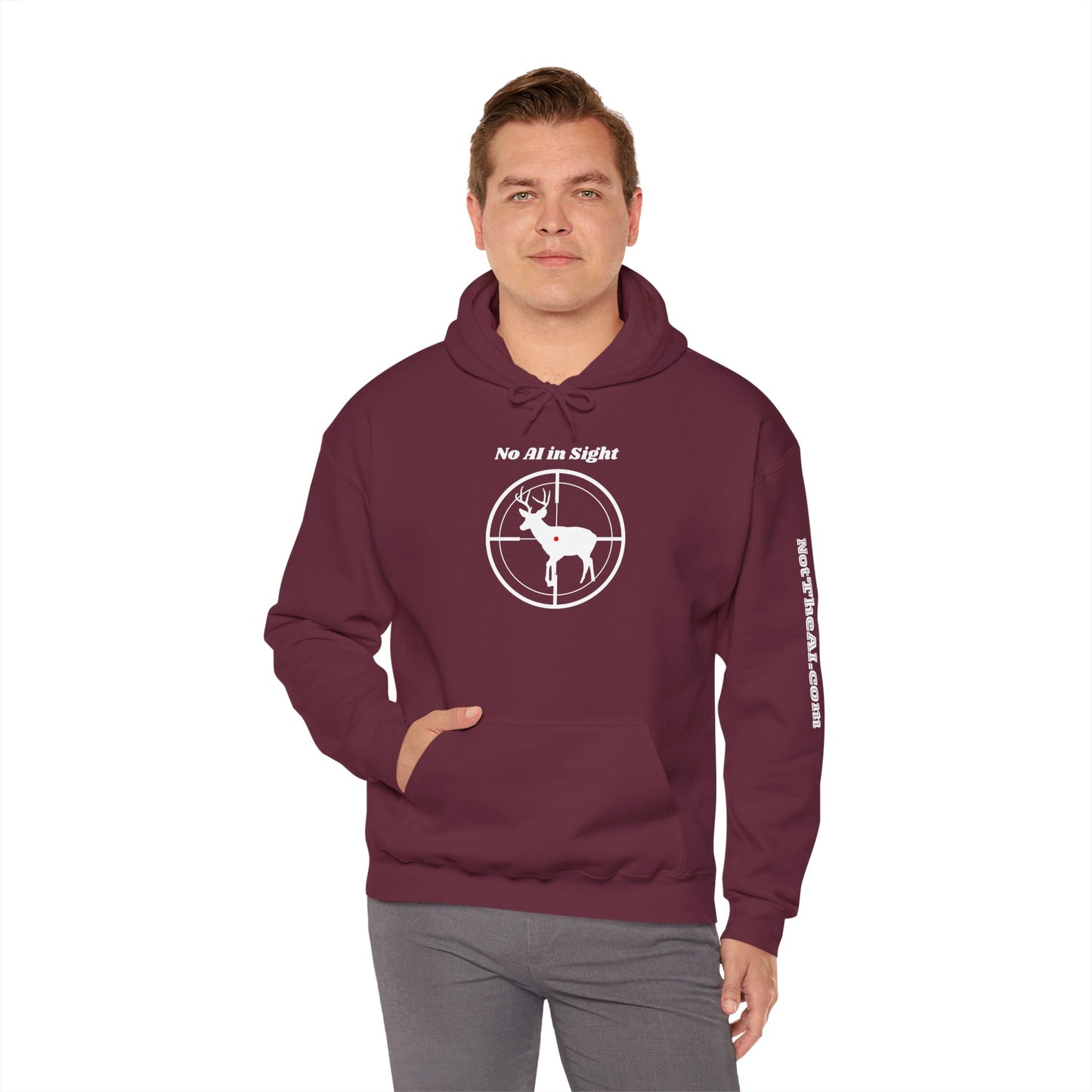 No AI Deer Hoodie