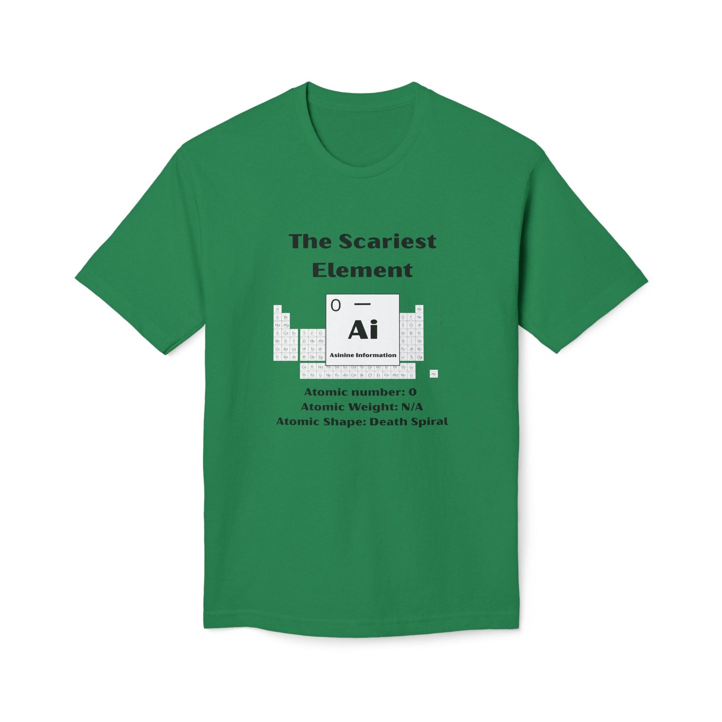 Scariest Element Short Sleeve T-Shirt, Made in US