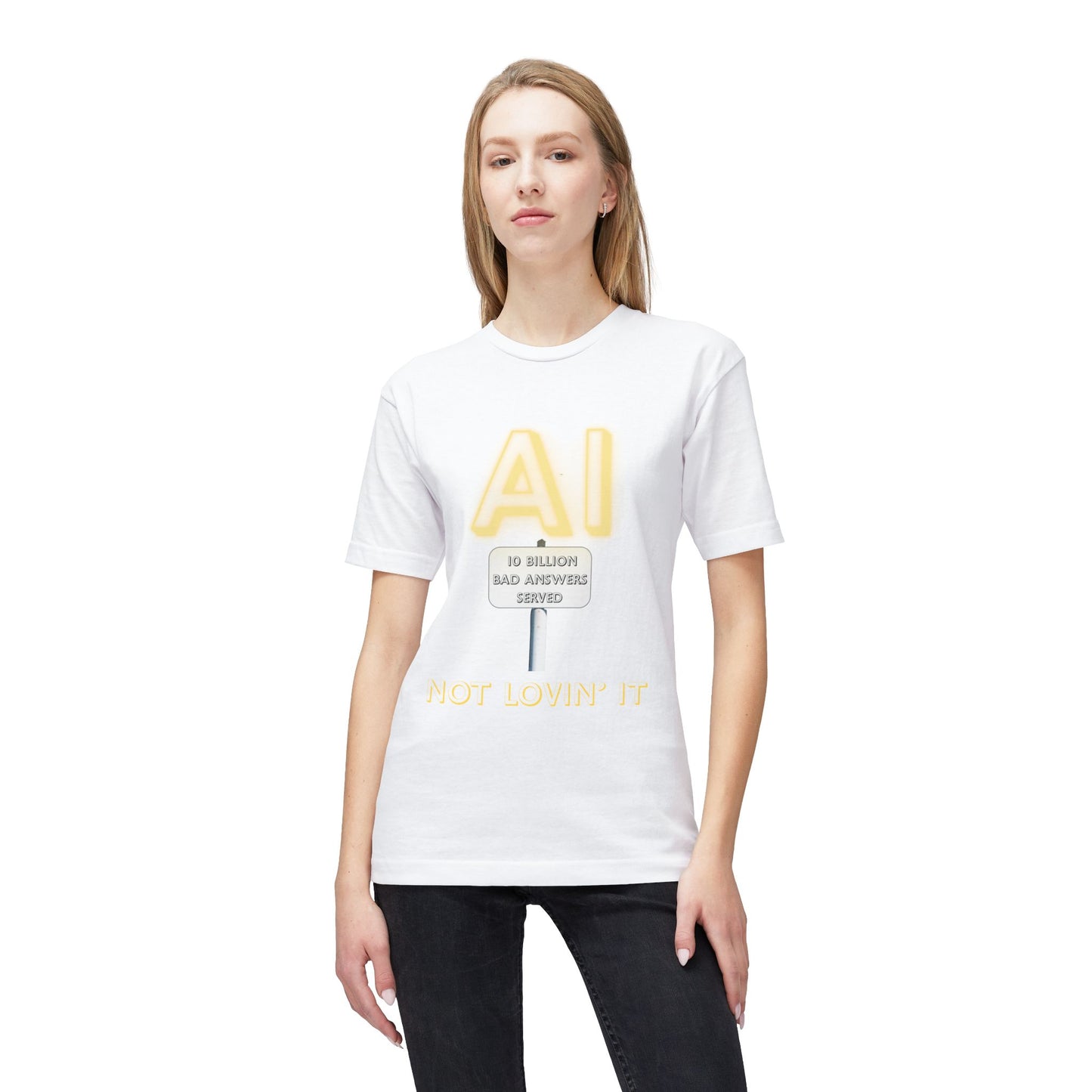 Not Lovin' AI Short Sleeve T-Shirt (Made in US)